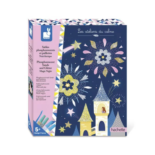 Janod J07885 Phosphorescent Sands & Glitter Magic Night
