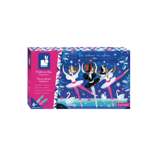 Janod J07945 Neon Glitter Ballerinas