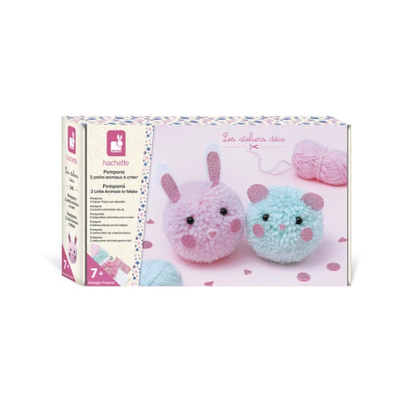 Janod J09033 PomPoms - 2 Small Animals