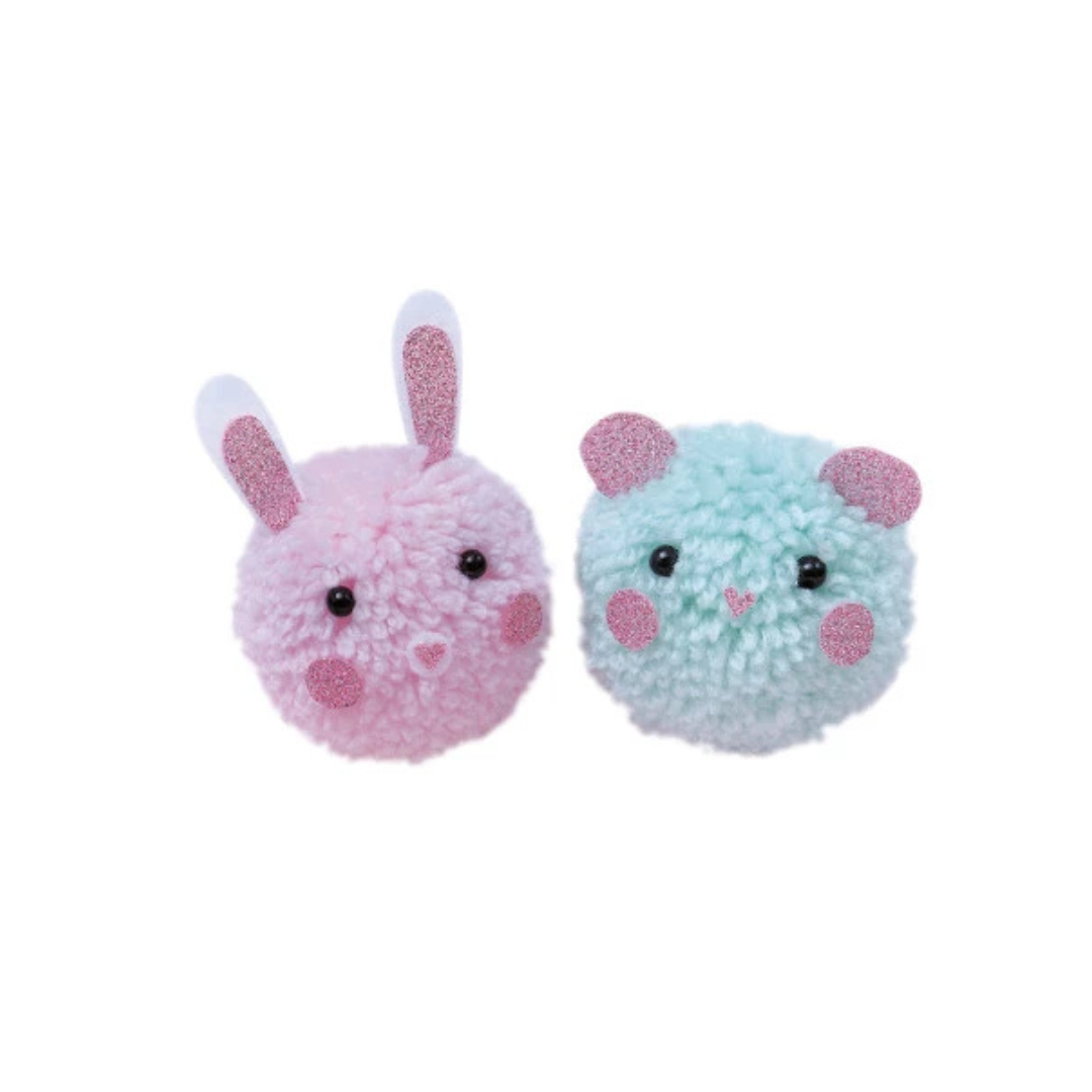 Janod J09033 PomPoms - 2 Small Animals
