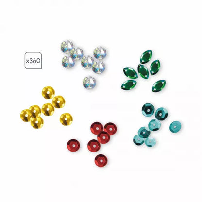 Janod J07921 Sequins To Stick Dragons