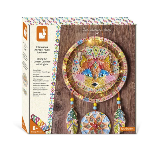 Janod J09161 String Art - Dream Catcher With Lights - Fox