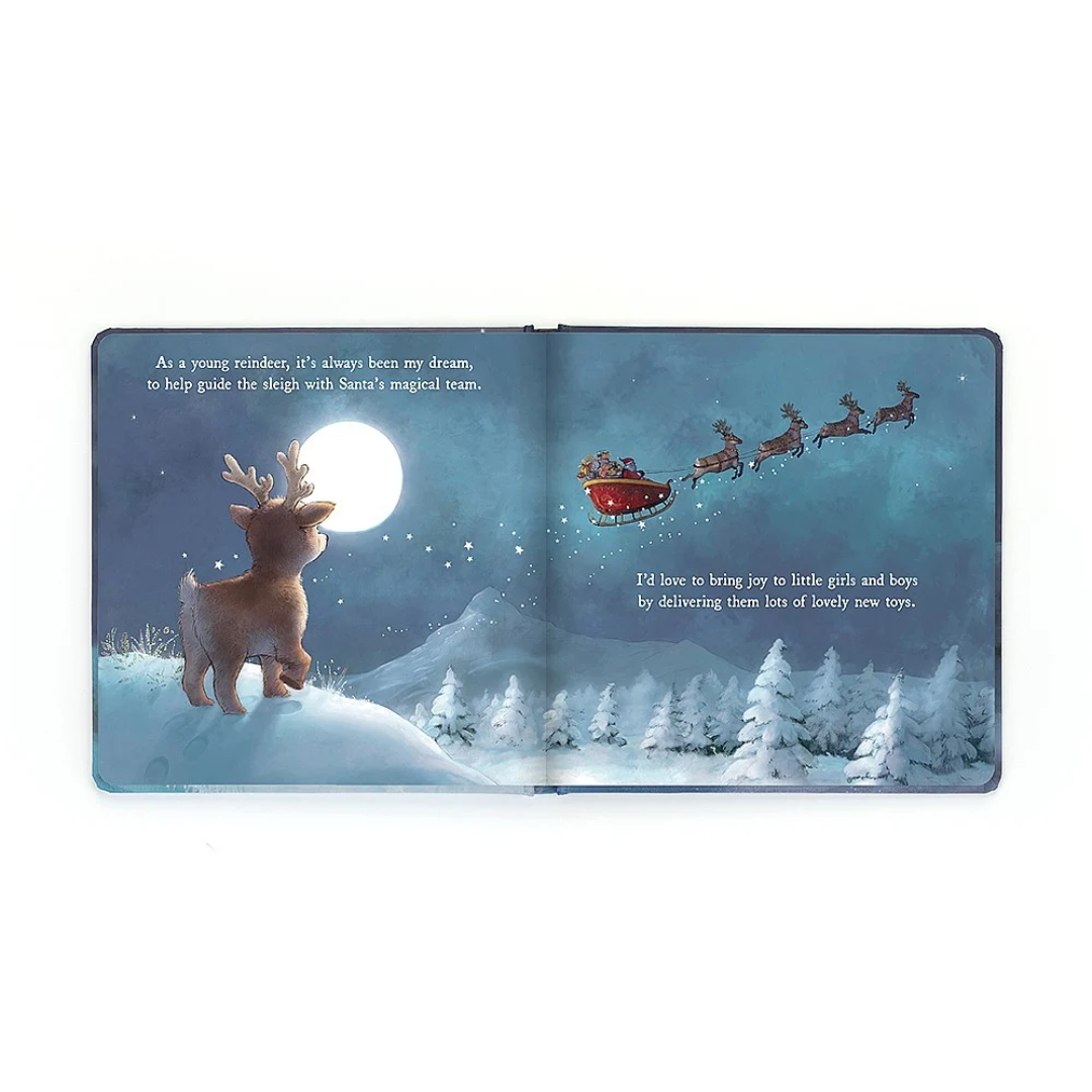 Jellycat BK4RD A Mitzi Reindeers dream book