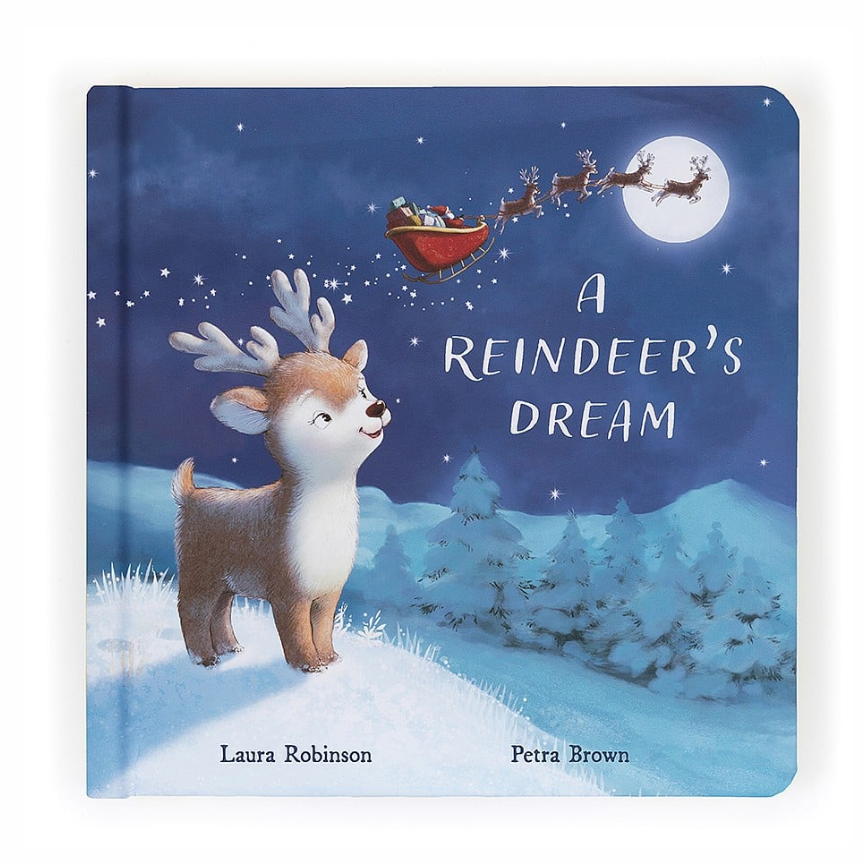 Jellycat BK4RD A Mitzi Reindeers dream book