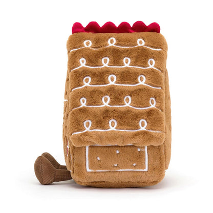 Jellycat A2GHO  Amuseables Gingerbread House