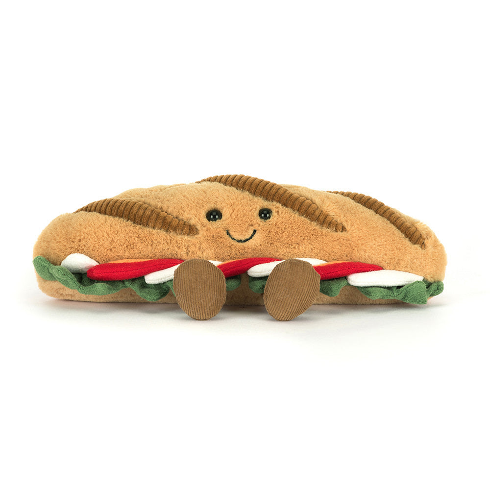 Jellycat A2TMB Amuseables Caprese Baguette