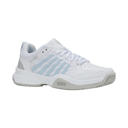 K-Swiss Court Express 2 Trainers  94428 — White /Ballad Blue/Dawn Blue