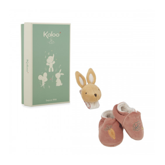 Kaloo Sound Wristband And Slippers - Rabbit