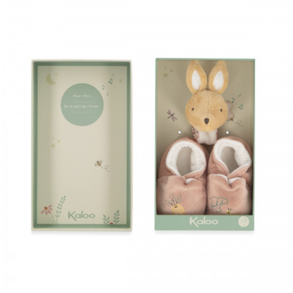 Kaloo Sound Wristband And Slippers - Rabbit