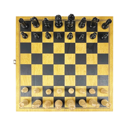 Lagoon Wooden Chess Board & Pieces