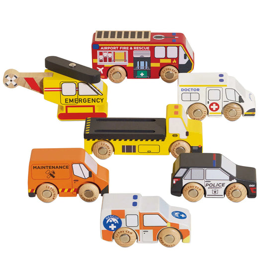 Le Toy Van Emergency Vehicle Set