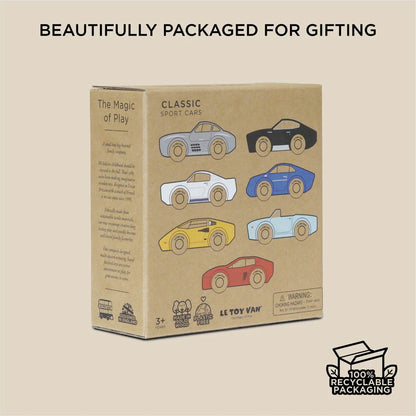 Le Toy Van TV445 Classic Wooden Sports Cars Set