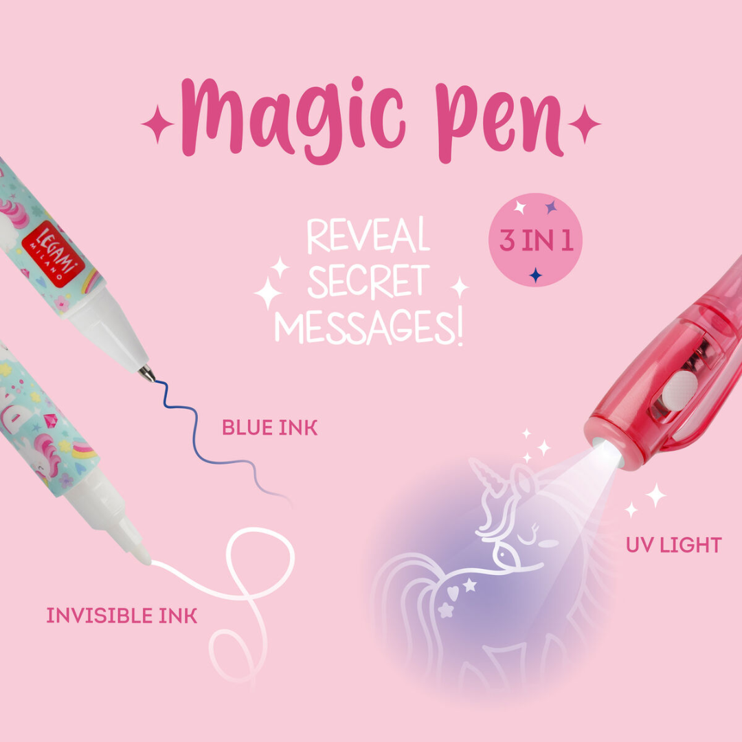 Legami Invisible Ink Pen - Magic Pen - Unicorn