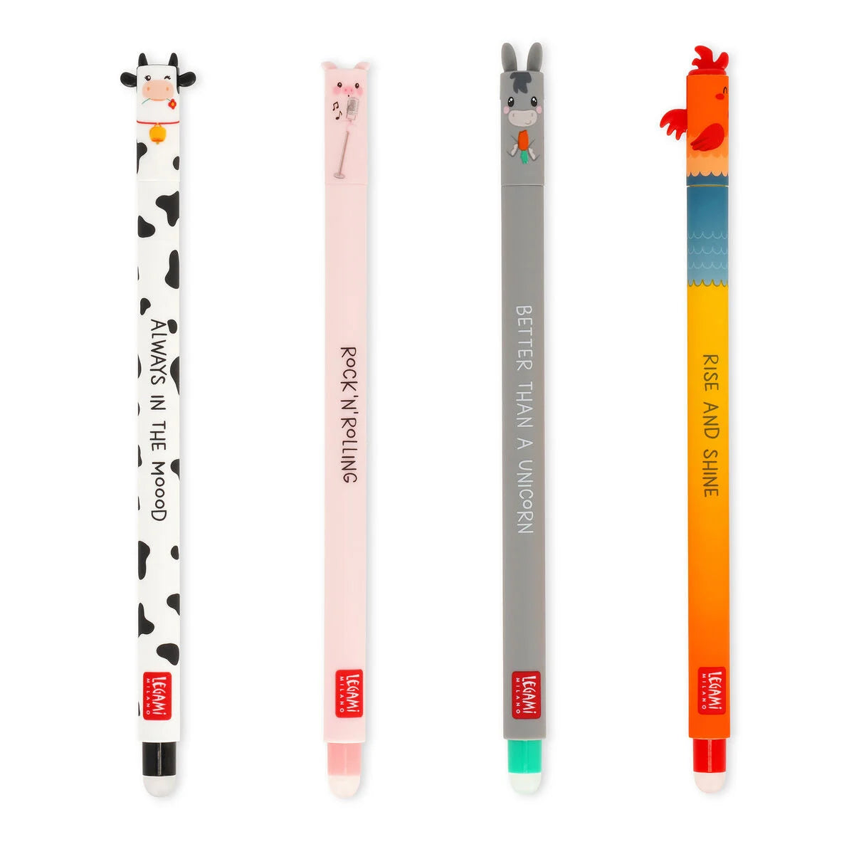 Legami Farm Sweet Farm Erasable Pens