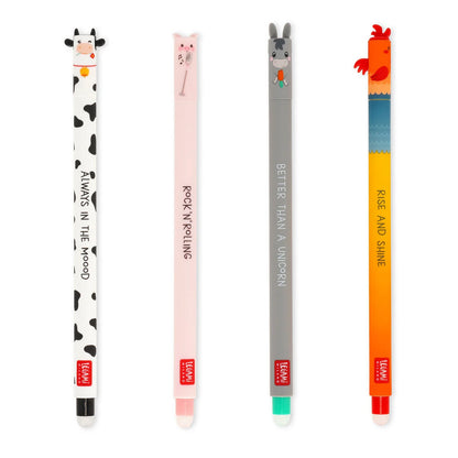 Legami Farm Sweet Farm Erasable Pens