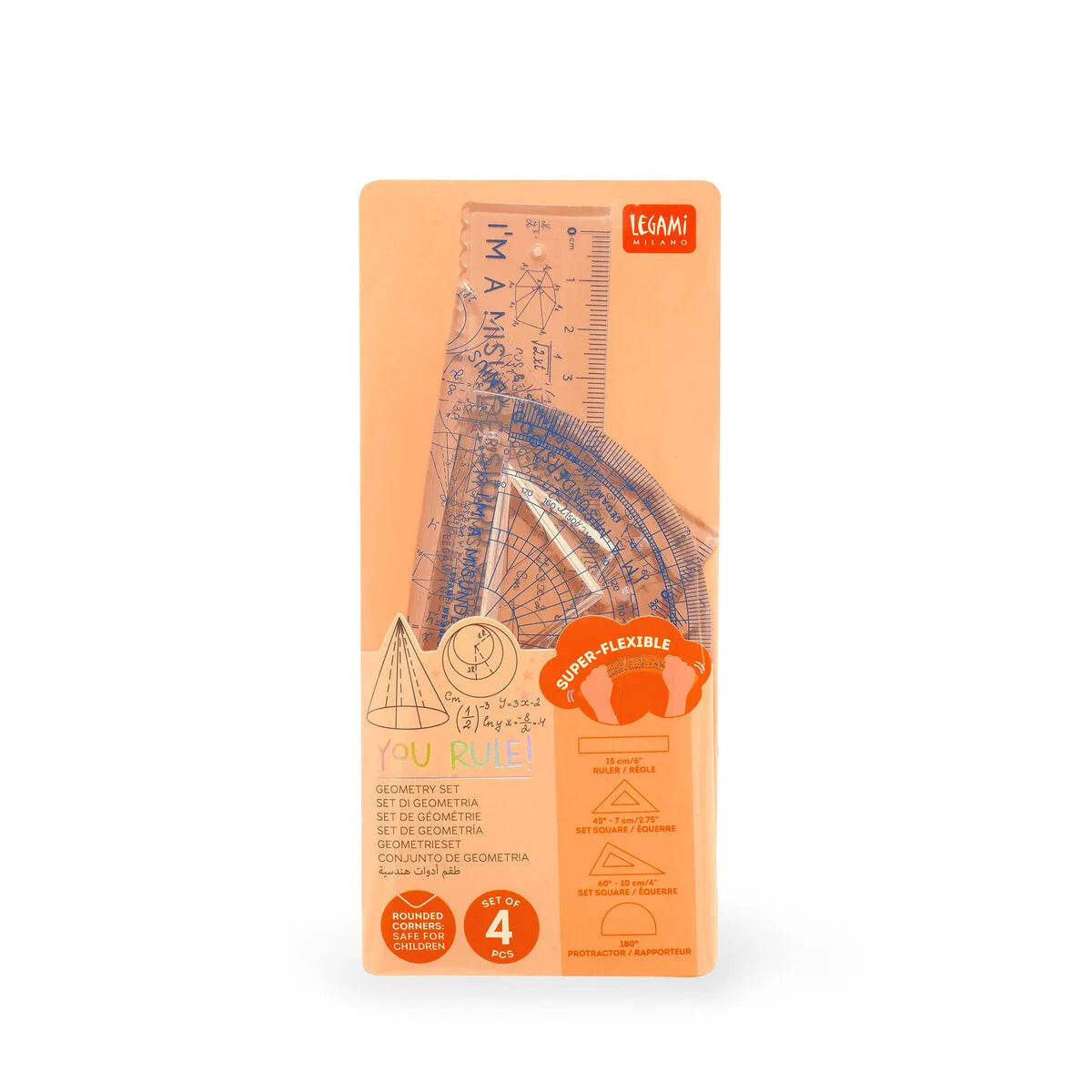 Legami Geometry Set - You Rule!