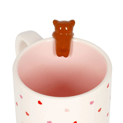 Legami Stoneware Cup - Too Cute To Handle - Teddy Bear 350ml