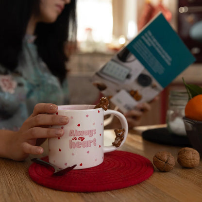 Legami Stoneware Cup - Too Cute To Handle - Teddy Bear 350ml