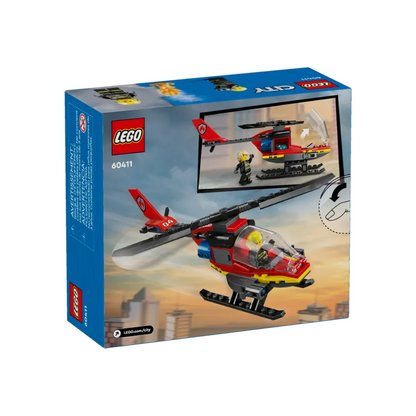 Lego 60411 City Fire Rescue Helicopter