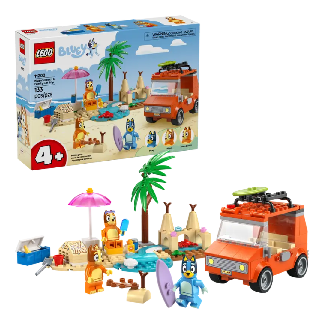 Lego 11202 Bluey's Beach and Family Car Trip