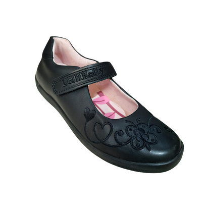 Lelli Kelly Erica School Shoe  A124 LKSB LKSA8450 — Black