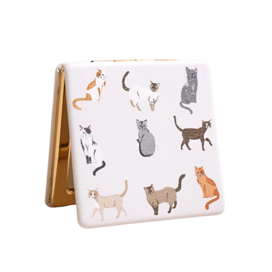 Lisa Angel Cats Compact Mirror