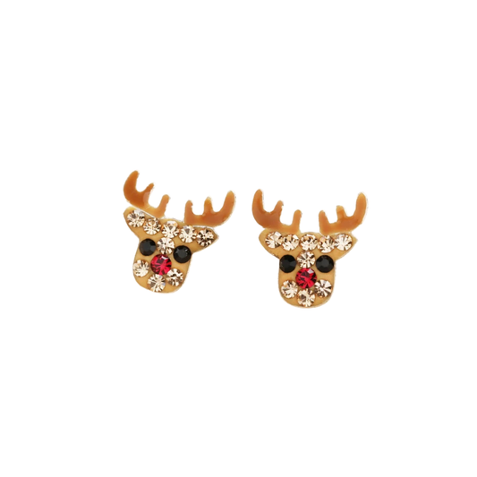 Lisa Angel Sterling Silver Reindeer Stud