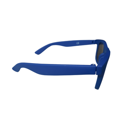 Lollipop Sunglasses - Rubber Wayfarer, Dark Royal