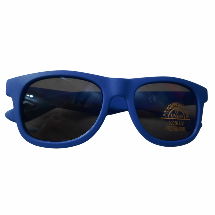 Lollipop Sunglasses - Rubber Wayfarer, Dark Royal