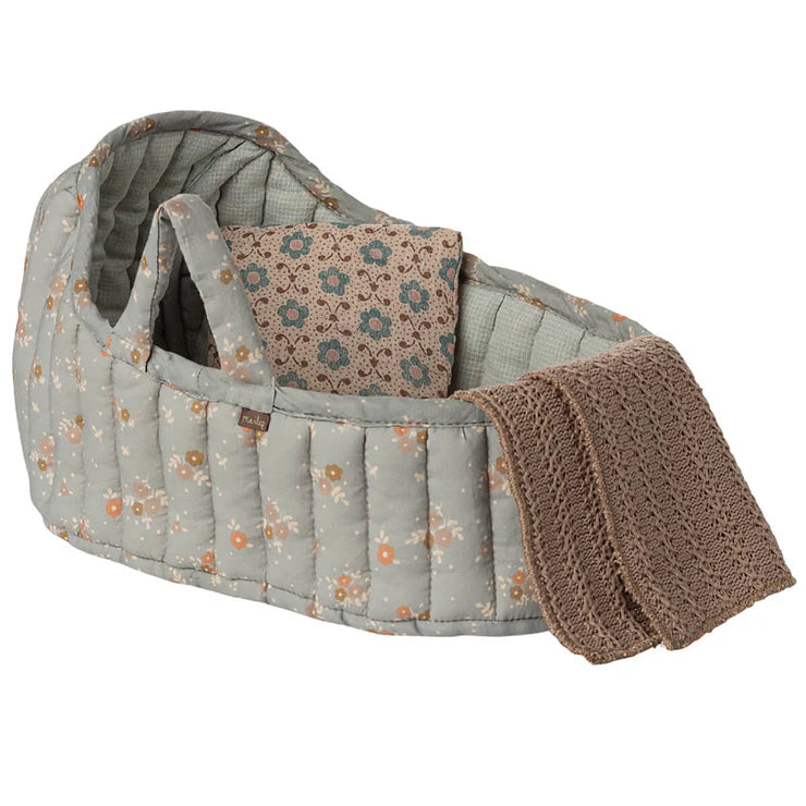 Maileg Carry Cot Large - Blue