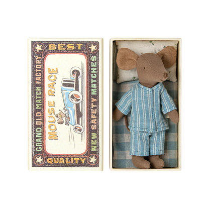 Maileg Big Brother Mouse in  Mouse Race Matchbox