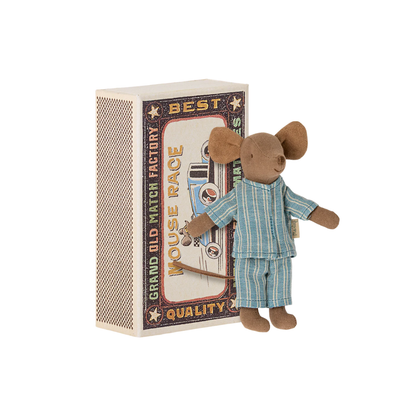 Maileg Big Brother Mouse in  Mouse Race Matchbox