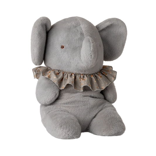 Maileg  Big Elephant Plush - Blue/Grey