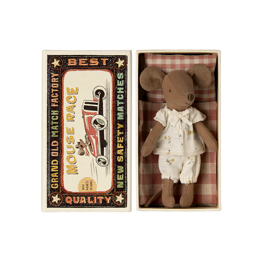 Maileg Big Sister Mouse in Mouse Race Matchbox