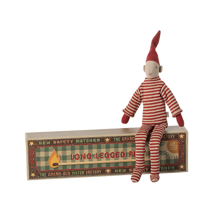 Maileg Long-Legged Pixy Boy - Red