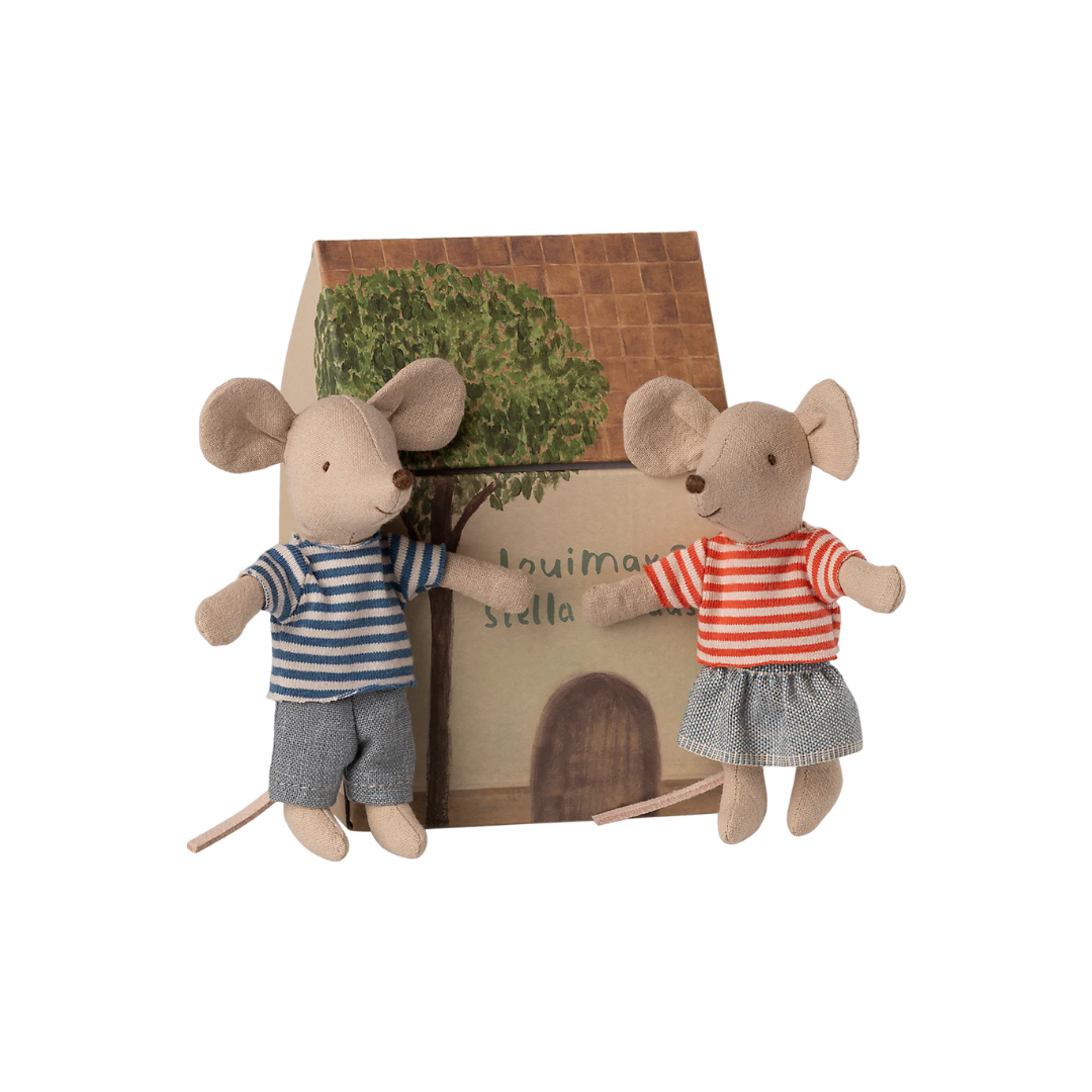 Maileg  LouiMax & Stella Little Brother and Sister Mice