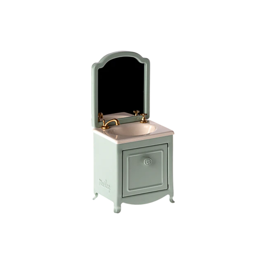 Maileg Sink Dresser Mouse - Mint