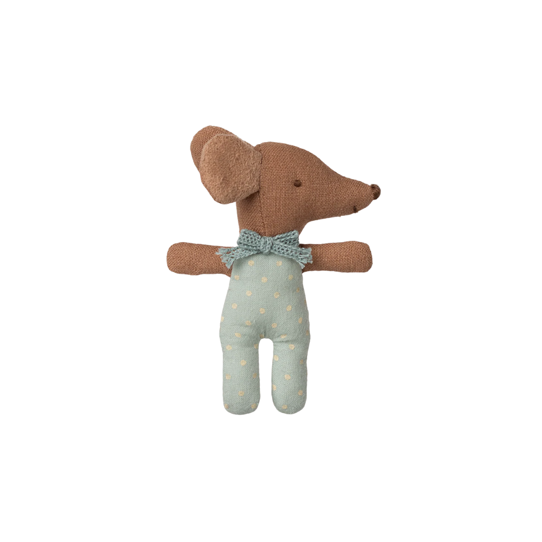 Maileg Sleepy Wakey Baby Mouse In A Matchbox