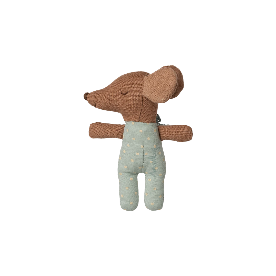 Maileg Sleepy Wakey Baby Mouse In A Matchbox