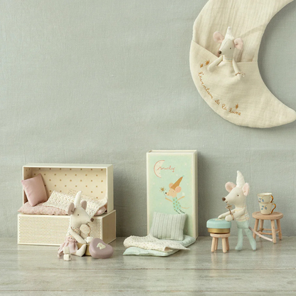 Maileg Tooth Fairy Mouse, Little Brother in Matchbox