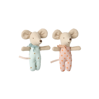 Maileg Twins Baby Mice in Matchbox
