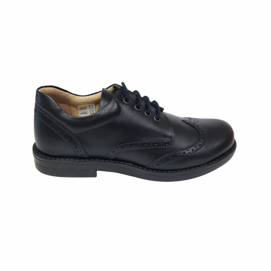 Petasil Moses School Shoe — Navy