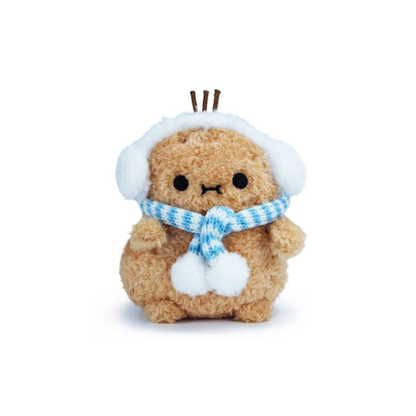 Noodoll Mini Sitting Plush Frosty Blue Scarf Ricespud