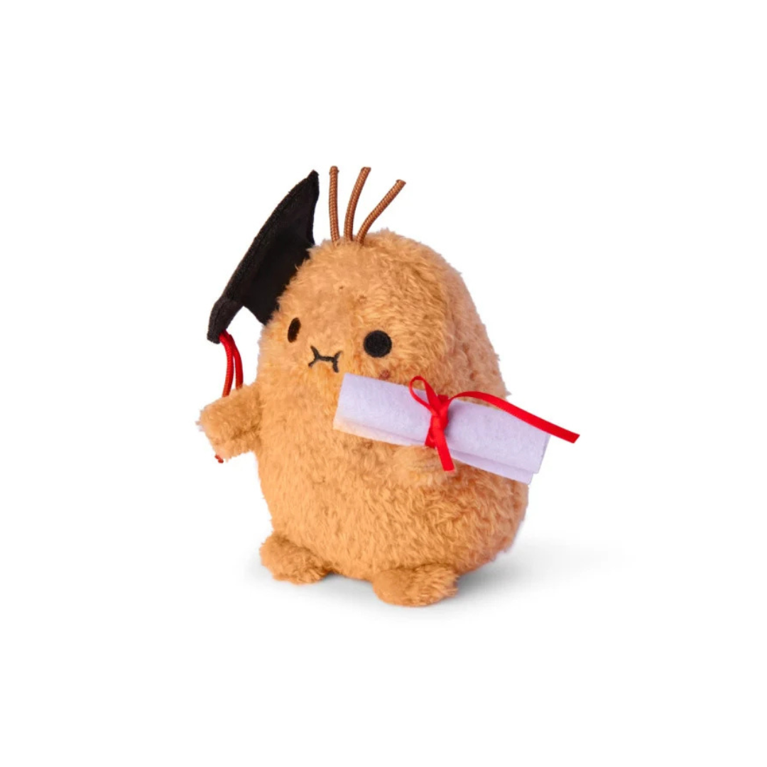 Noodoll Mini Sitting Plush Graduate Ricespud