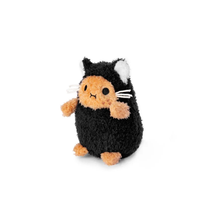Noodoll Mini Sitting Plush Kitty Black Ricespud