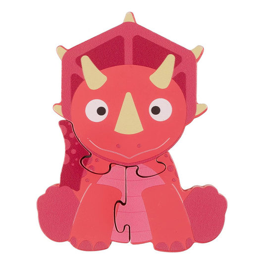 Orange Tree Toys - Triceratops Wooden Puzzle