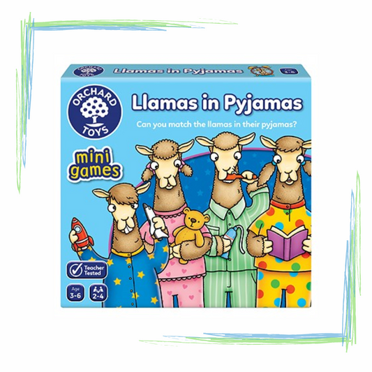 Orchard Toys 358 Mini Games Llamas in Pyjamas