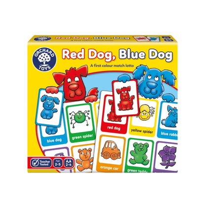 Orchard Toys Red Dog, Blue Dog