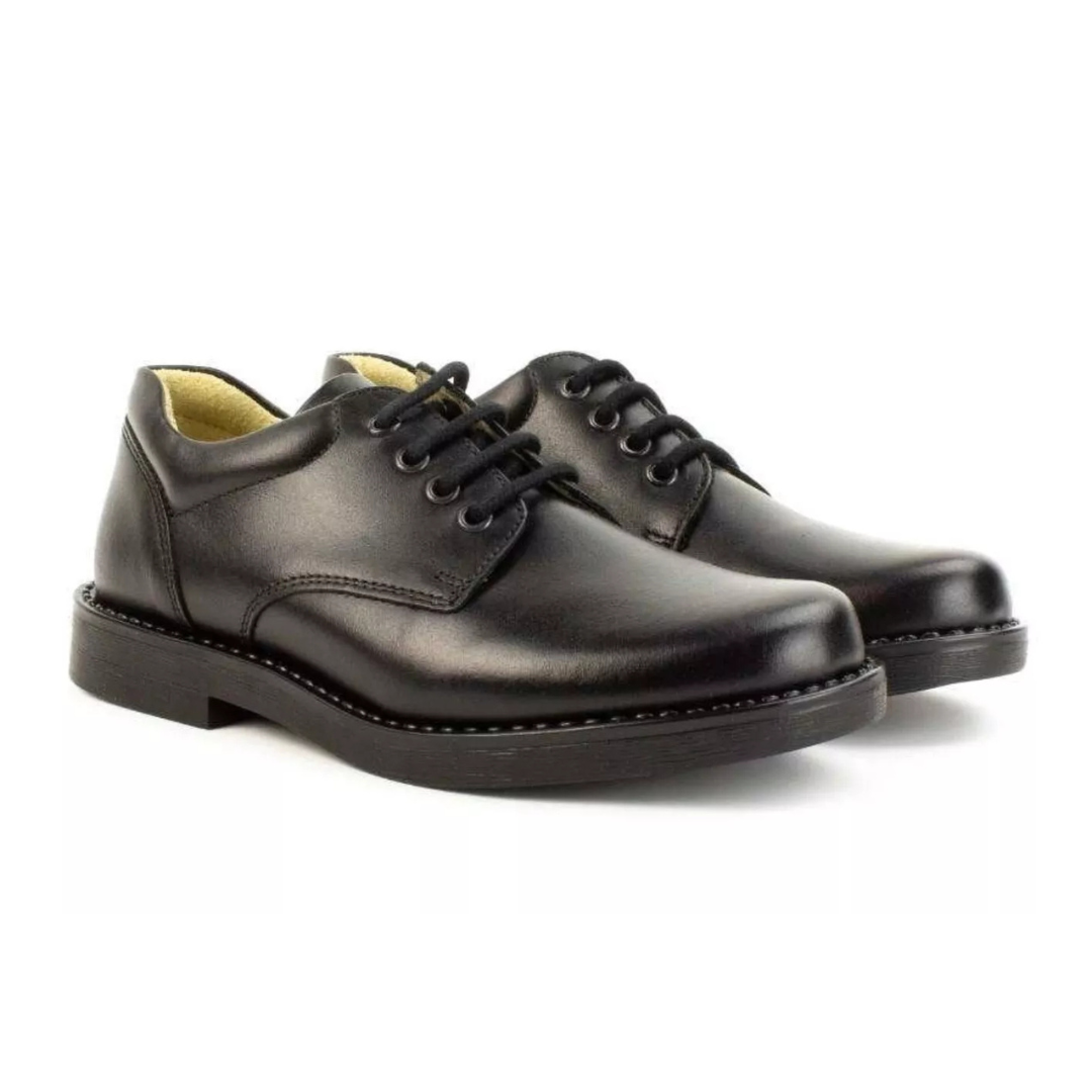 Petasil Marcus Black School Shoe EU36-46