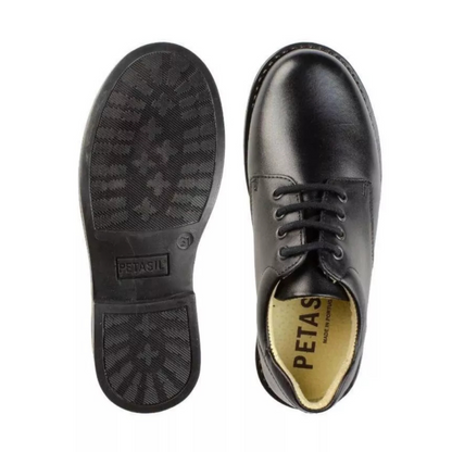 Petasil Marcus Black School Shoe EU36-46
